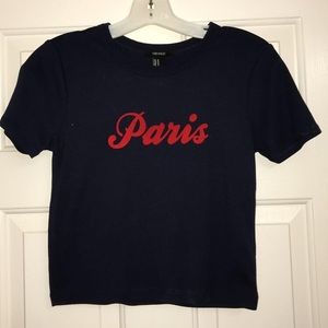 forever 21 paris shirt